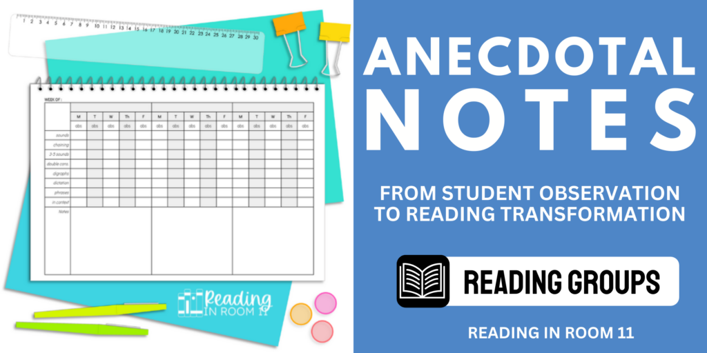 Anecdotal Notes For Reading Groups: From Observation to Transformation